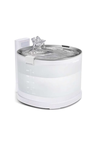 Cheerble E1+ Çelik Hazneli Şarjlı Otomatik Kedi Su Pınarı 22 X 20 X 18 2lt