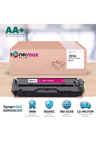 Hp 201a Cf403a Kırmızı Uyumlu Toner Aa Plus / Color Laserjet Pro M252 / M274 / M277