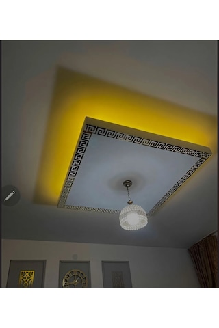 Labirent Bordür Aynalı Gold Pleksi 30'lu 9x9 Cm