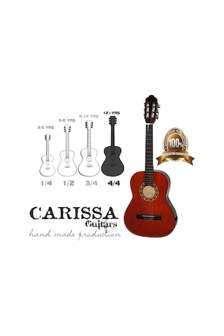 Carissa Cg-200 Sce Nat İnce Kasa Elektro Klasik Gitar
