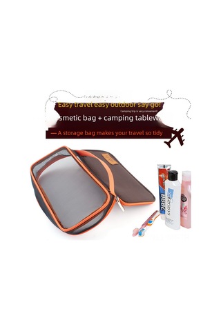 Mufunye Dışarıda Mutfak Gereçlerini Sulardan Koruyan Taşınabilir Organize Edici Çanta - Bej Büyük Boy Çok Renkli