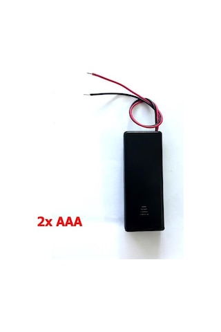 Electroon 2Xaaa Ince Kalem Pil Kutusu Kapaklı - 5Adet