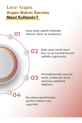 Luxe Argan Bakım Serumu 50 Ml