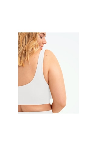 Mistirik Panax Model Rahat Yumuşak Dokulu Askılı Pedli Büstiyer Beyaz Renk0351 Beyaz