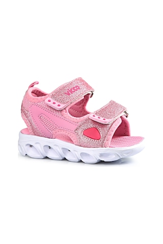 Vicco Roy Işıklı Ortopedik Çocuk Sandalet Pembe