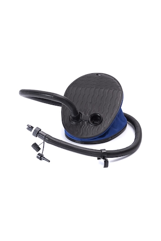 Yifomall Mavi Büyük Boy Plastik Ayak Pompa - Lastik Bot, Kayık, Balıkçılık Botu İçin Şişirme/havalama Çift Fonksiyonlu - 3 Uçlu Ağızlı