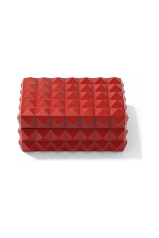 Quasar Design Humidor Puro Kutusu Mat Kırmızı 80's