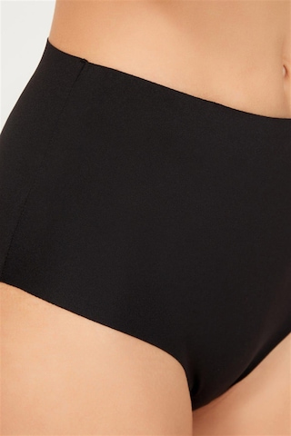 Cottonhill Yüksek Bel Basic Lazer Kesim Bikini Külot 6'lı Paket Model2