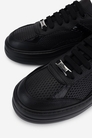 Valmenti Kadın Hakiki Deri Siyah Floter Sneakers & Spor Ayakkabı 1116 255-01 Bn Ayk Y26 Sıyah Fltr