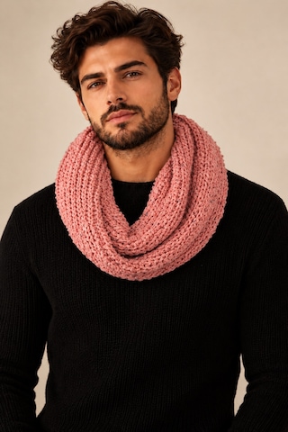 Boldy Örme Boyunluk Triko Atkı Somon Unisex (528296005)