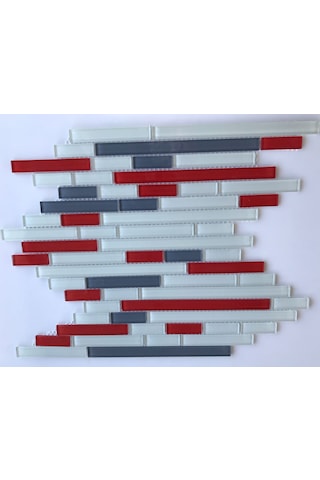 Mutfak Tezgah Arası Kristal Cam Mozaik MCM 61SM1902C 15X48-98-198