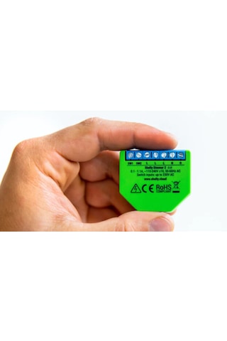 Shelly Dimmer 2 Kanallı Akıllı Işık Ayar Anahtarı Wifi Nötrsüz