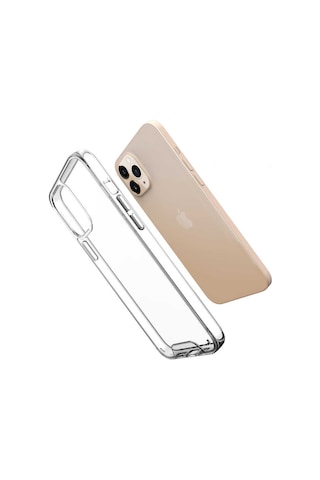 Apple Uyumlu iPhone 14 Pro Max Uyumlu Zore Gard Silikon-renksiz Renksiz -