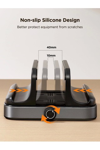 Joyroom Zs374 Dikey Laptop Telefon Ve Tablet Tutucu Masaüstü Organizer Stand Çok Renkli