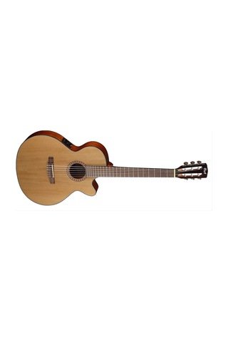 Cort Cec5 Elektro Klasik Gitar, Sedir Kapak, Maun Arka&yanla
