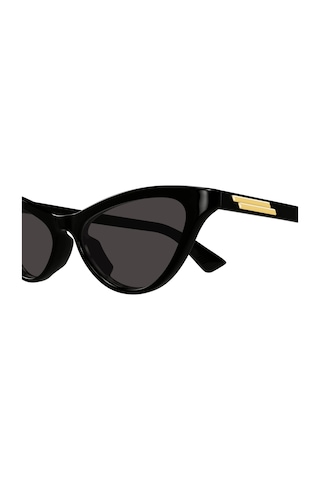 Bottega Veneta 1414s 001 56-17 Güneş Gözlüğü Siyah
