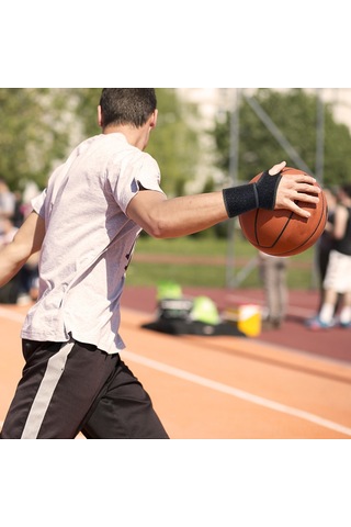 Geeksen Spor Ve Fitness İçin Esnek Elbilek Desteği - Sıkı Tutuş Ve Koruma Sağlar - 2 Adet Siyah Nilon+kauçuk Bileklik Bandı Çok Renkli