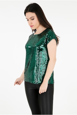 Armani Exchange Bayan Bluz 6Zyh16 Ynfnz 1833-Yeşil