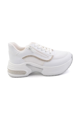 Bambi Beyaz Kadın Sneaker K01709151109