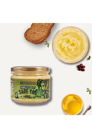 Hasmandıra Koyun Keçi İnek Sütünden Sade Yağ 300 G