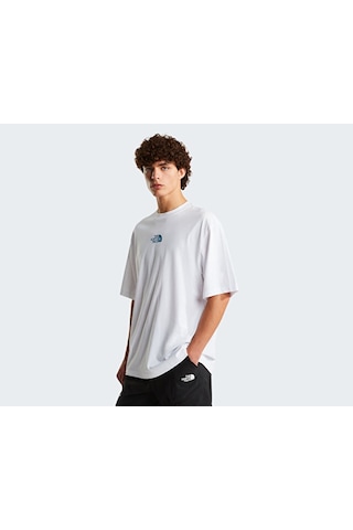 The North Face M Liquid Logo Oversize Erkek Outdoor Tişörtü Nf0a8g9ufn41 Beyaz