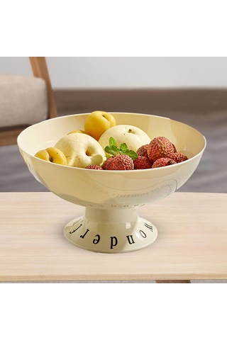 Suntek Ayaklı Meyve Kasesi Yemek Tabağı Ev Çiftlik Evi Yemek