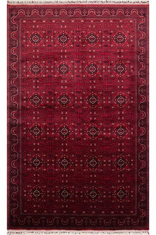 Cool Halı Beyoğlu 960 Kırmızı Salon Halısı Yağcı Bedir Desen Nostalji Halı Afgan El Halısı Tensel Uşak Halısı Kırmızı