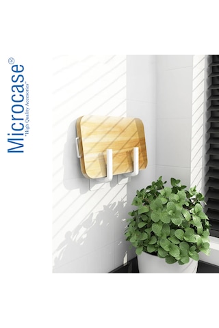 Microcase L Şekil Çok Amaçlı Havlu Askısı Fonksiyonel Askı Al4503 Beyaz