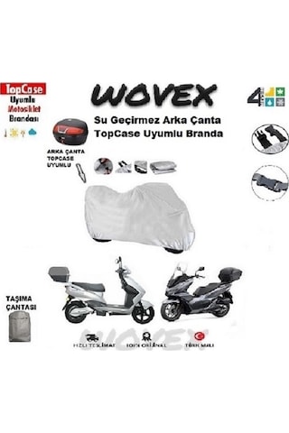 DORADO Akida Scooter 150 Motosiklet Brandası Arka Çanta Uyumlu