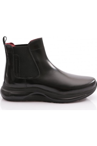 Dgn 16196 Erkek Casual Chealse Bot Siyah Baskılı