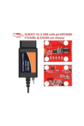 Usb Bağlantılı Modifiye Edilmiş Kısa Devreli CH340 Çipli HS / MS Modülü Forscan Foccus Ddt4All