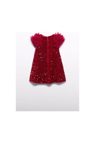 Mayoral Abel&lula Kız Çocuk Pullu Şık Elbise Kırmızı