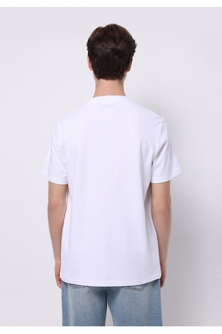 Colins Regular Fit Yuvarlak Yaka Düz Erkek Beyaz Kısa Kol Tişört Cl1074697 Q1.v1 Wht Beyaz