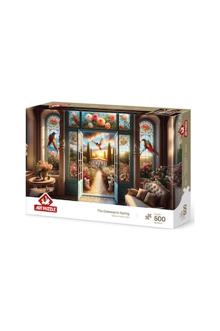 Art Puzzle Bahara Açılan Kapı 500 Parça Puzzle