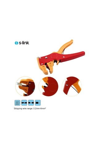 Kablo Kesme Ve Soyma Aleti 0.2Mm - 6Mm S-Link Sl-170A