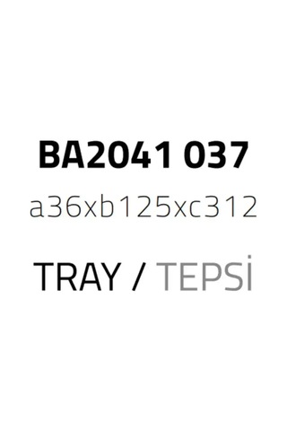 System Banyo Tepsisi Tray Cam/antik Renk Ba2041 037 C2-abm