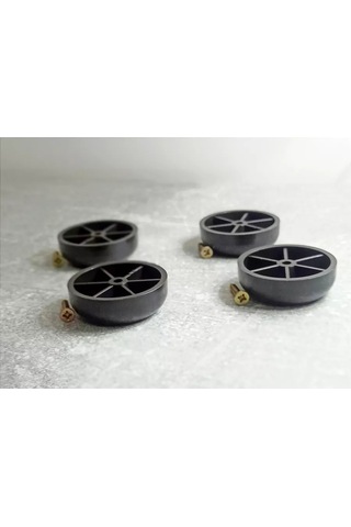 Dla Vas Mobilya Ayakları, Kendinden Vidalı Set 180329713 Siyah