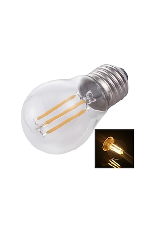 G45 E27 4w Retro Karartma Led Filament Ampul Beyaz