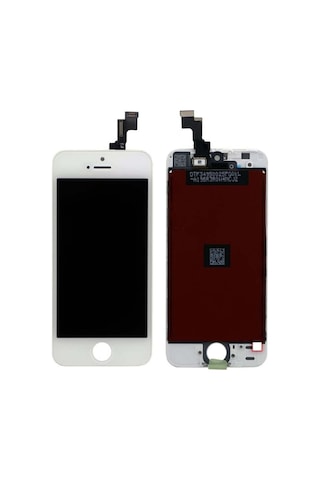 Apple Uyumlu iPhone 5s Lcd Ekran Dokunmatik Beyaz Lw