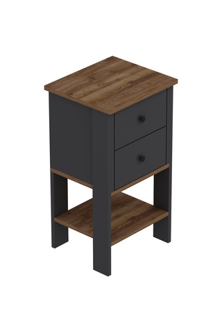 Sem 2 Çekmeceli Komodin Antrasit - Kemençe