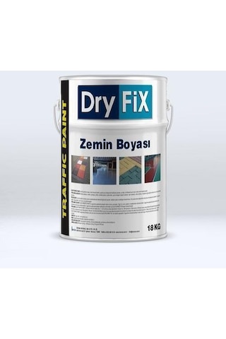 Dryfix Traffic Paint Zemin Boyası 18 Kg Ral 3020 Bayrak Kırmızı