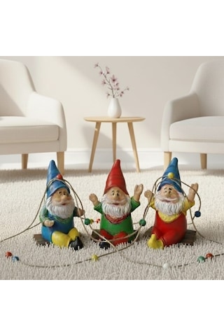 Salıncakta Cüce Noel Baba Biblo 13 Cm X 10 Cm 13 Cm