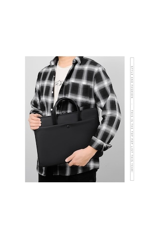 Yystore 15,6 İnç Dizüstü Bilgisayar Çantası Erkekler İşletme Basit Stil Hes2048