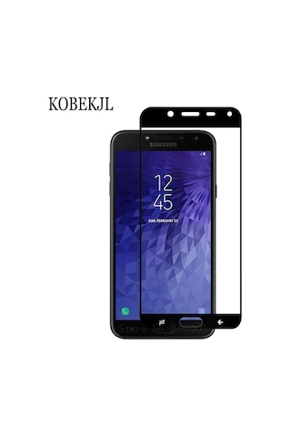 Samsung Uyumlu Galaxy J4 Zore Kenarları Kırılmaya Dayanıklı Cam Ekran Koruyucu
