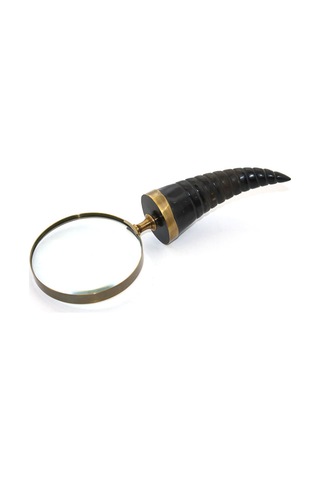 3 Adet Boynuz Pirinç Büyüteç 16x10 Cm El Tipi Büyüteç Okuma Ve İnceleme İçin, Magnifier, Loupe