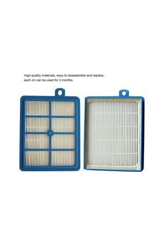 Aubyhe Philips Ve Electrolux Süpürgeler İçin Yıkama/yeniden Kullanım Filtresi 2 Adet - 3 Aylık Temizlik, Uyumlu Modeller İçin