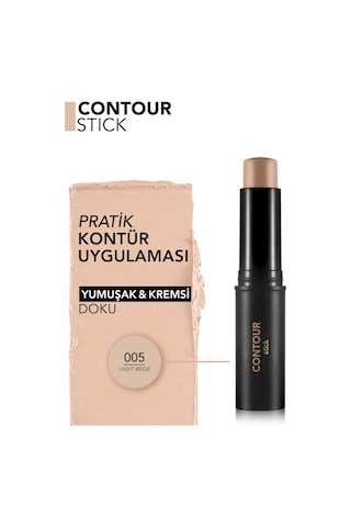 Yumuşak Dokulu & Yarı Mat Bitişli Asansörlü Stick Kontür 8682536111553