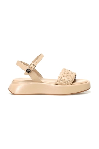 Nine West Valle 4fx Bej Kadın Kalın Taban Sandalet Bej