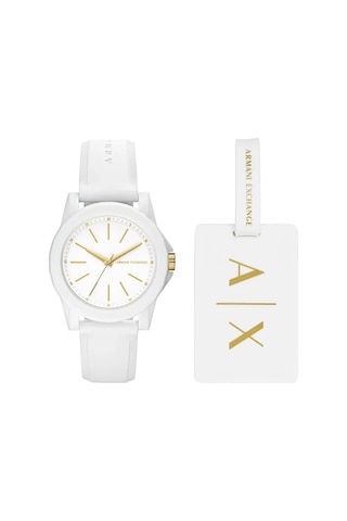 Armani Exchange Ax7126 Kadın Set Kol Saati Ve Valiz Etiketi