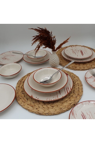 Karamel 24 Parça Yemek Takımı